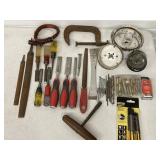 TOOLS CHISELS, HOLE SAWS, DRILL BITS, ANCHORS,