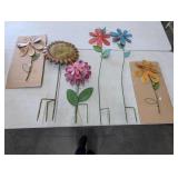 Metal Flower Yard Garden Art