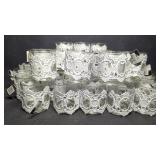 Creative Co-Op White Washed Metal & Glass Candle