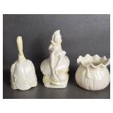 Belleek Ireland Good Luck Leprechaun +