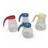 Vtg Glass Syrup Dispensers Retro