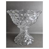 Vintage Fostoria American Glass Punch Bowl