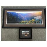 2 Framed Signed Photographs Buffalo River /