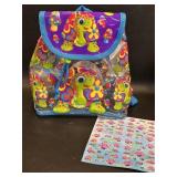 Vintage Lisa Frank Clear Mini Backpack Turtle New