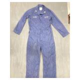 VINTAGE U.S. NAVY BLUE UTILITY COVERALLS 42R