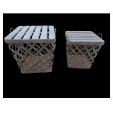 Nesting Crates With Tags