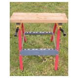 FOLDING PORTABLE WORKMATE STYLE WORK BENCH