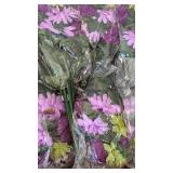 Large Lot Faux Flowers, Artificial Rose & Daisy