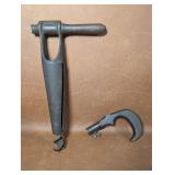 Bunghole Auger & Antique Handle For Keyhole Saw
