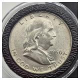 1950 D FRANKLIN SILVER HALF DOLLAR