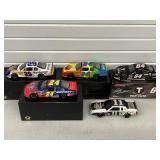 5 NASCAR DIE-CAST REPLICAS KEVIN HARWICK, JEFF