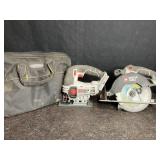 PORTER CABLE 20 VOLT CIRCULAR SAW & JIGSAW IN