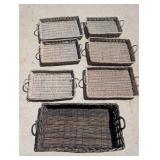 7 Woven Trays