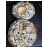 2 NOS BASKETS FULL OF SEA SHELLS FROM HOBBY LOBBY