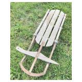 VINTAGE RUSTY SNOW SLED