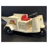 Vintage 1960's TONKA White Metal Serv-I-Car Cart