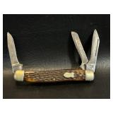 Vintage Schrade 881 Stockman Pocket Knife Made In