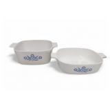 Corningware Blue Cornflower Baking Dishes 1qt