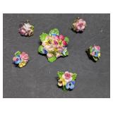 Vintage Adderley Floral Bone China Pink Poppy