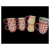 (8) Large Pioneer Woman Coffee Mugs