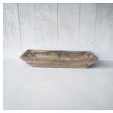 Wood Harvest Basket Planter (see all photos for