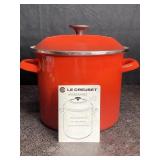 LE CREUSET ENAMELED STEEL STOCKPOT