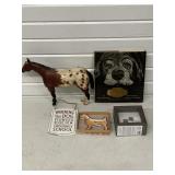 OLD DOGS ARE THE BEST DOGS BOOK, DOG SIGN, PAW