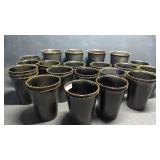 37 Pc NOS Mabel Vases, Metal Construction