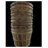 Lot of 10 Bushel Harvest Apple Baskets (please