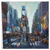 Original Oil On Canvas Impressionist NY Times