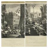 Prints From Engraving Beer Street & Gin Lane /