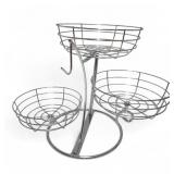 3 Tier Fruit Basket W Banana Hook