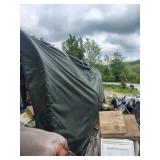 12 FT. X 20 FT. SHELTER LOGIC STORAGE BUILDING.