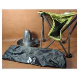 Yolafe Camp Stool & Vertical Chicken Roaster