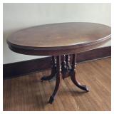 Antique 29' Oval Drum Table