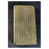 VTG Gold Tone Gillette Razor Blade Keeper Shows