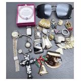 Lot of Costume Jewelry Pendants & More