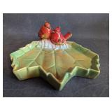 Case of 16 NOS Art Pottery Green Maple Leaf