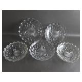 Fostoria American Footed Glass Bowls / Dishes