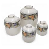 Mikasa Garden Harvest Cannister Set 4 Pc