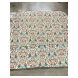 BED SPREAD W/ PILLOW COVER FLAP SEEMS UNRAVELED