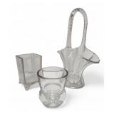 Vtg Glass Vases