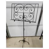 Music Stand Wrought Iron Style