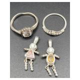 925 SILVER RINGS & PENDANTS