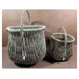 NOS Nesting Woven Baskets
