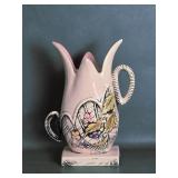 Mid-century Hull Pottery Pink Blossom Flite Vase