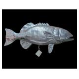 Coral Trout Silver Fish Wall Sculpture