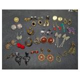 Collection of Vintage Costume Jewelry Pierced