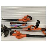 BOX LOT BLACK & DECKER 40 VOLT LEAF BLOWERS &