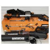 WORX 20 VOLT WEED EATER & LEAF BLOWER
